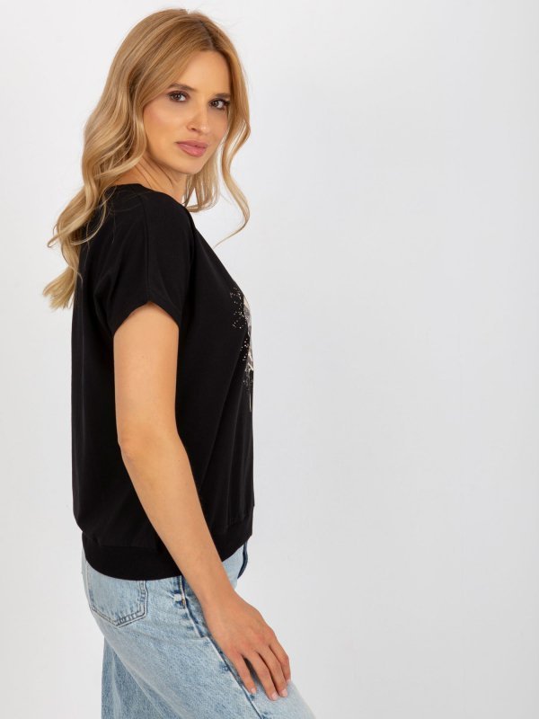 Bluzka-RV-BZ-8949.18-czarny rozmiar - L/XL