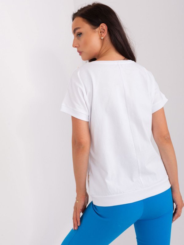 Bluzka-RV-BZ-8641.86P-pomarańczowy rozmiar - L/XL