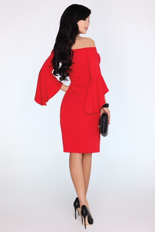 Sukienka Yolandena Red 1734 rozmiar - XL