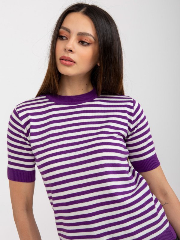 Bluzka-BA-BZ-1441.80-fioletowy rozmiar - ONE SIZE