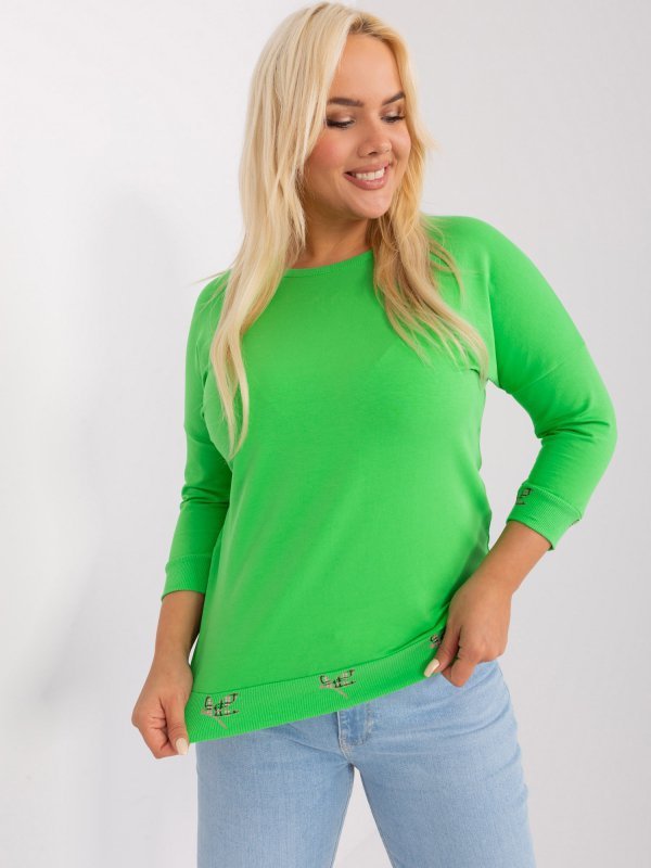 Bluzka-RV-BZ-9135.47-jasny zielony rozmiar - ONE SIZE