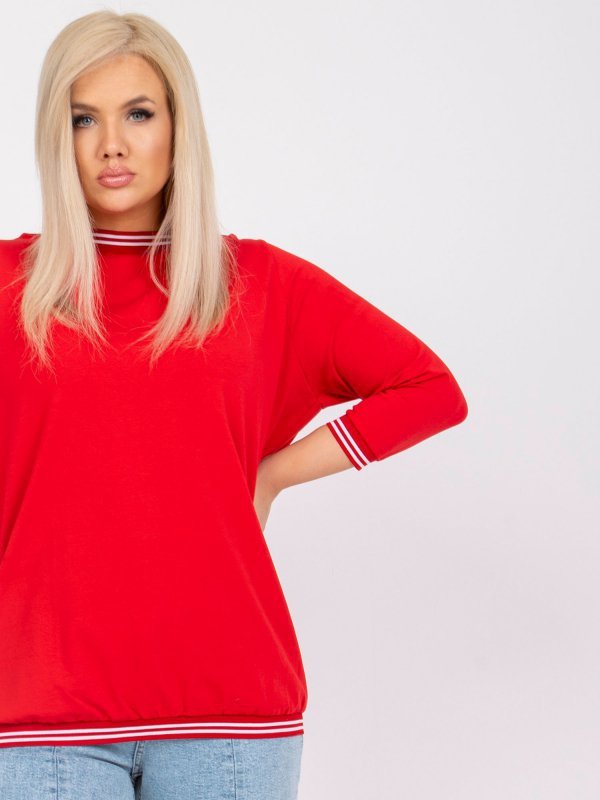 Bluzka-RV-BZ-6640.86-czerwony rozmiar - XL