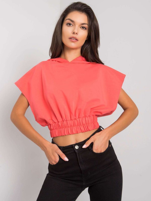 Bluza-FA-BL-7227.86P-koralowy rozmiar - ONE SIZE