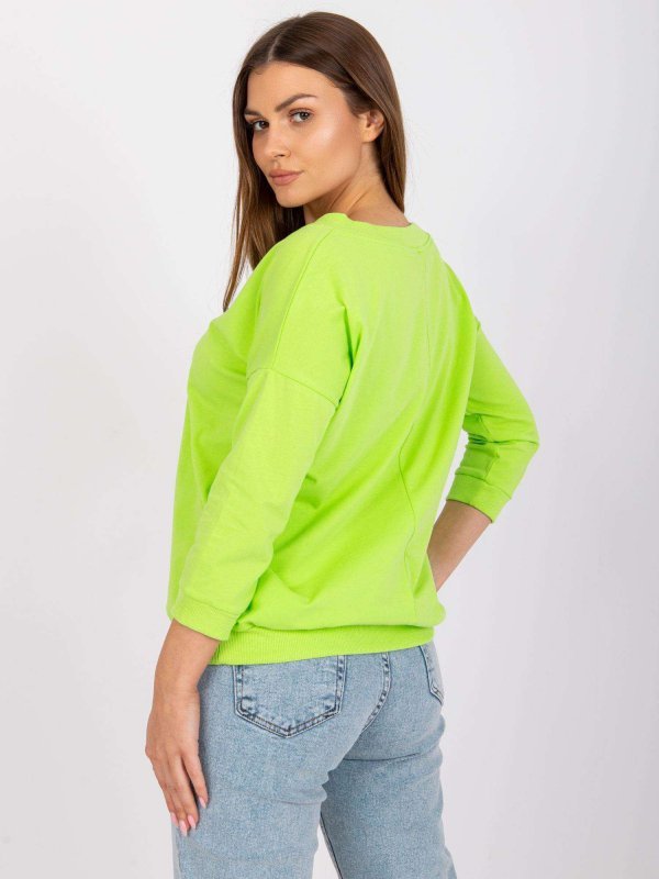 Bluzka-RV-BZ-7542.41X-fluo zielony rozmiar - S/M
