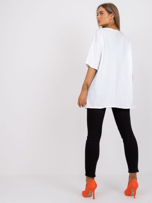 T-shirt-DHJ-TS-6862.24X-pomarańczowy rozmiar - ONE SIZE