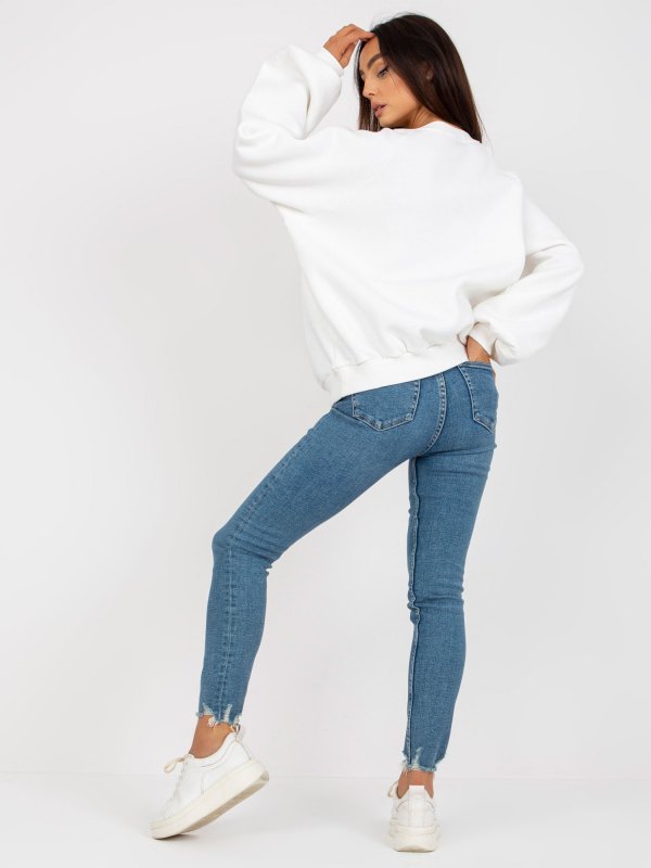 Bluza-RV-BL-6758.50P-ecru rozmiar - L/XL