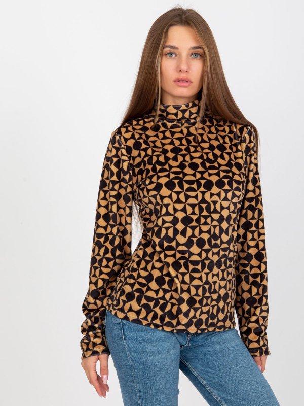 Bluzka-RP-BZ-8187-2.06-camelowy rozmiar - ONE SIZE
