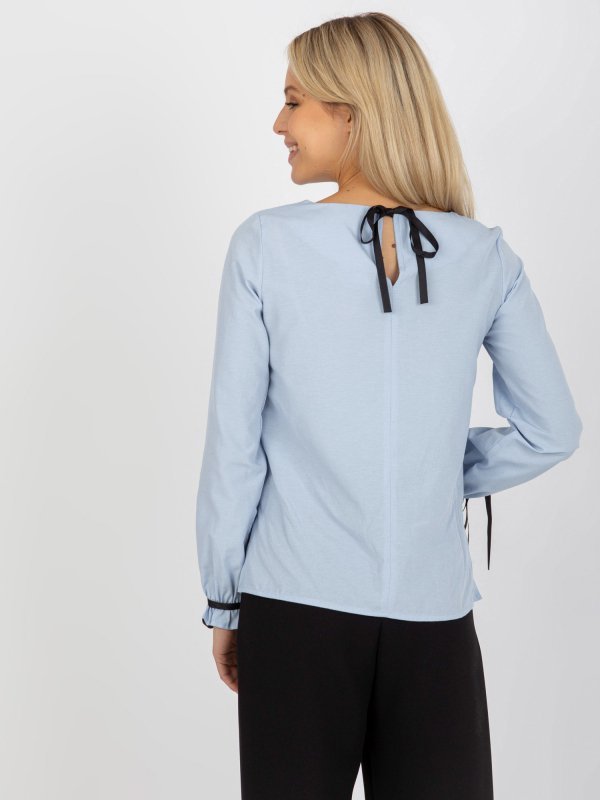 Bluzka-LK-BZ-506877.15X-jasny niebieski rozmiar - 36