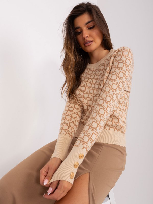 Kamizelka-AT-KZ-2375.00P-camelowy rozmiar - S/M