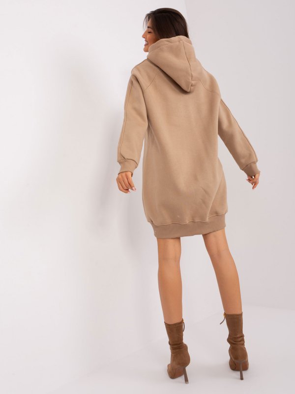 Bluza-EM-BL-704.99P-ciemny bezowy rozmiar - ONE SIZE