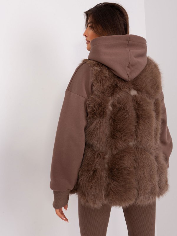 Kamizelka-AT-KZ-2375.00P-brązowy rozmiar - M/L