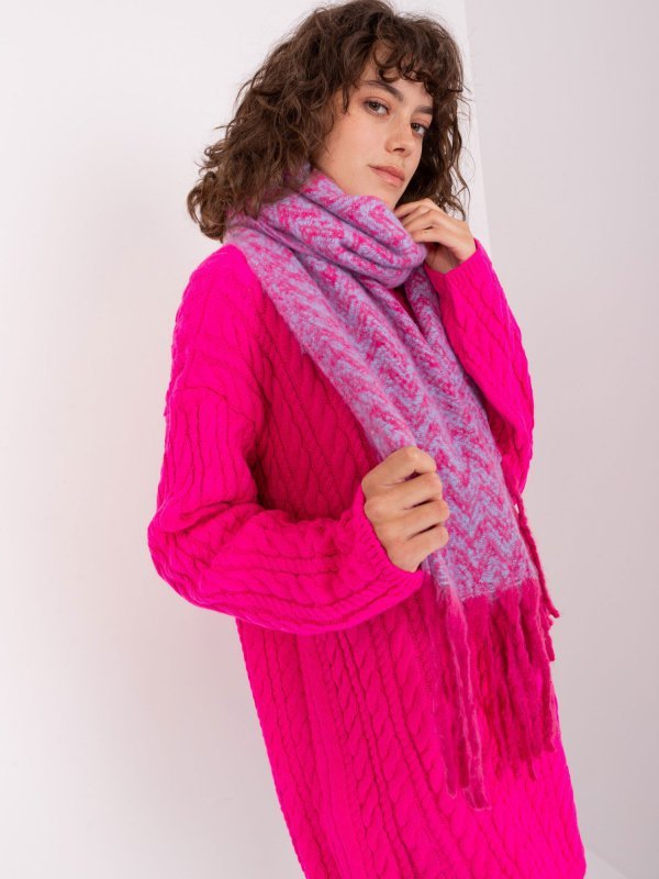 Szalik-AT-SZ-23125.75-różowy rozmiar - ONE SIZE