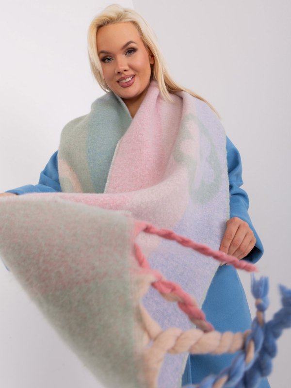 Szalik-AT-SZ-2316.44P-mietowy rozmiar - ONE SIZE