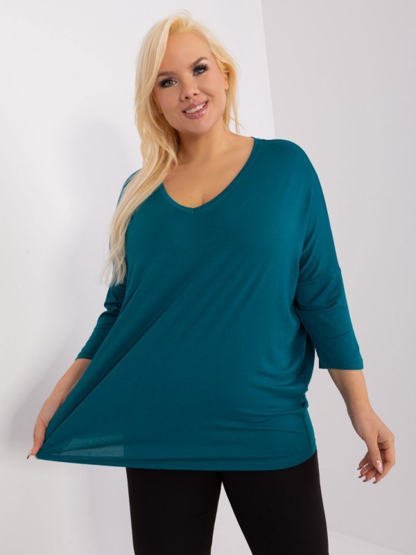 Bluzka-RV-BZ-5745.18-morski rozmiar - ONE SIZE