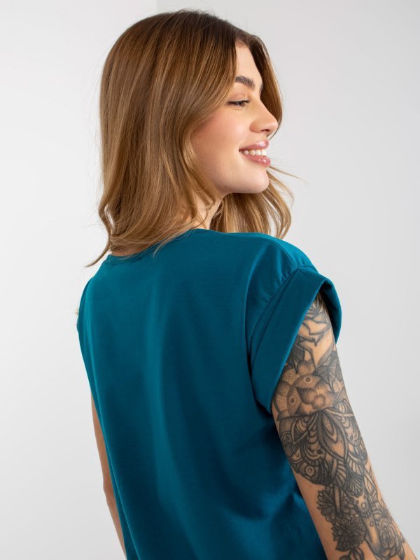 T-shirt-RV-TS-4833.14-morski rozmiar - XL