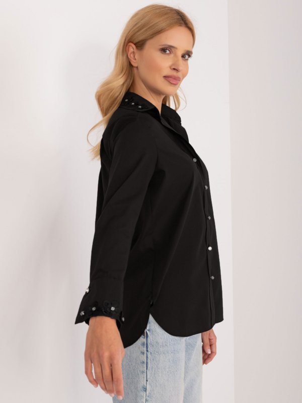 Koszula-LK-KS-509574.71-czarny rozmiar - L/XL