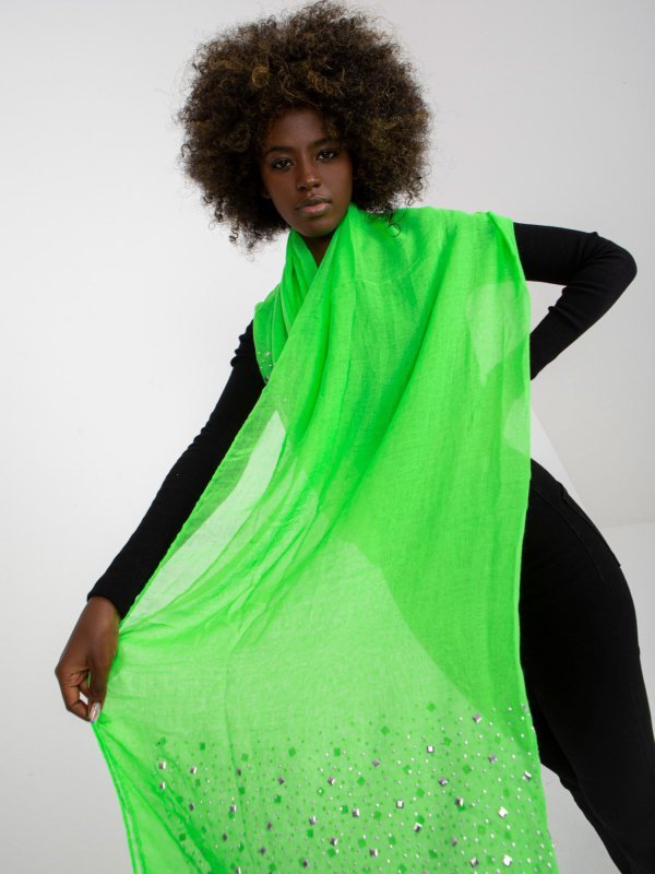 Chustka-AT-CH-LA12813-fluo zielony rozmiar - ONE SIZE