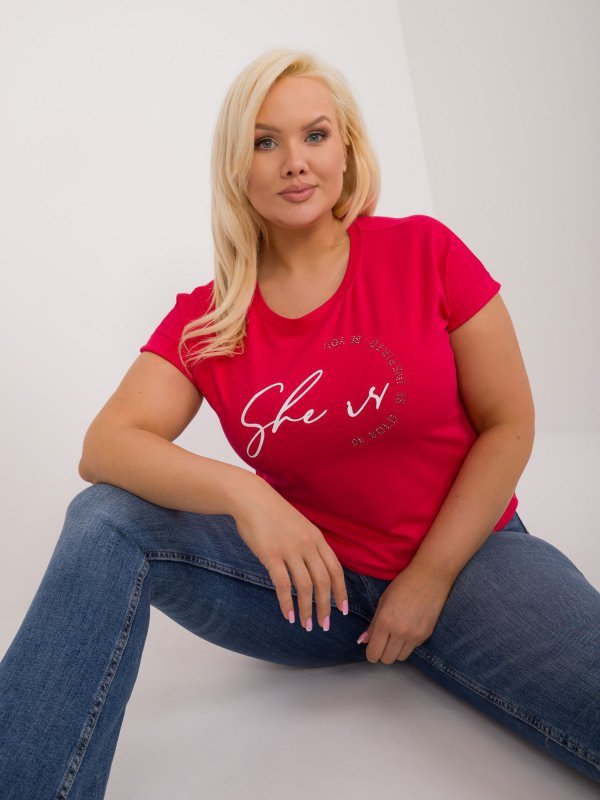 T-shirt-RV-TS-9476.25-czerwony rozmiar - ONE SIZE