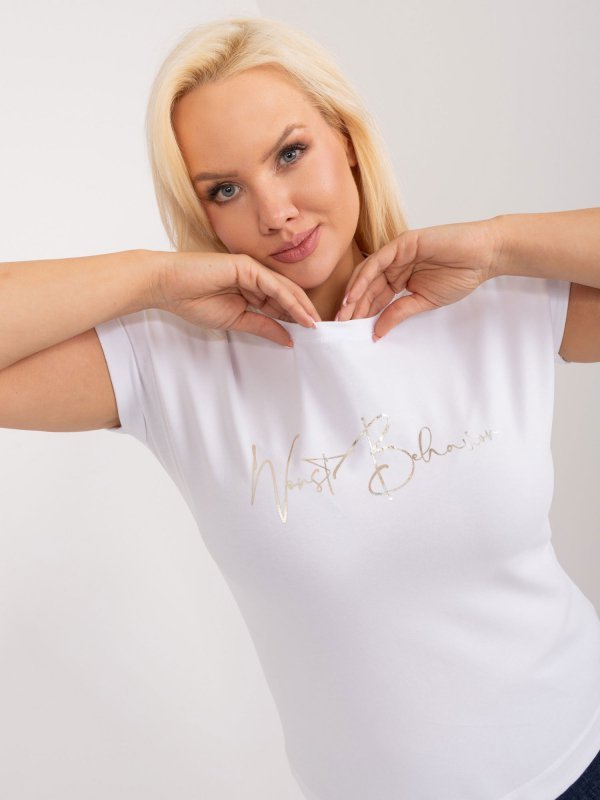 T-shirt-RV-TS-9478.60-biały rozmiar - ONE SIZE