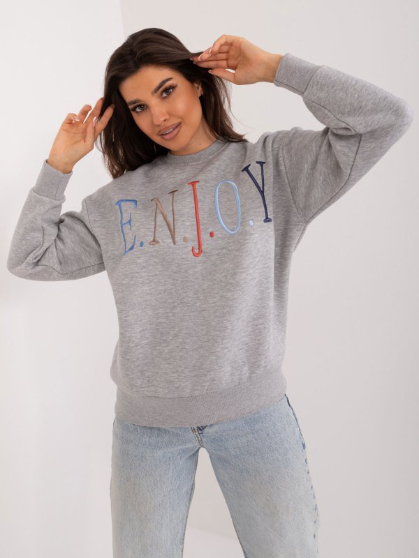 Bluza-D10606BA02565C-szary rozmiar - L
