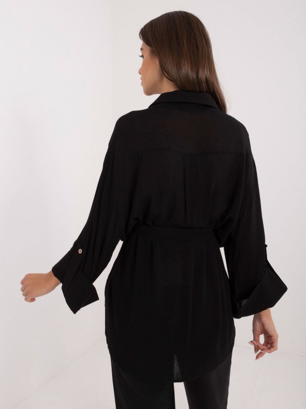 Koszula-LK-KS-509698.79-czarny rozmiar - L/XL