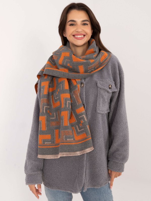 Szalik-AT-SZ-23158.32-szary rozmiar - ONE SIZE