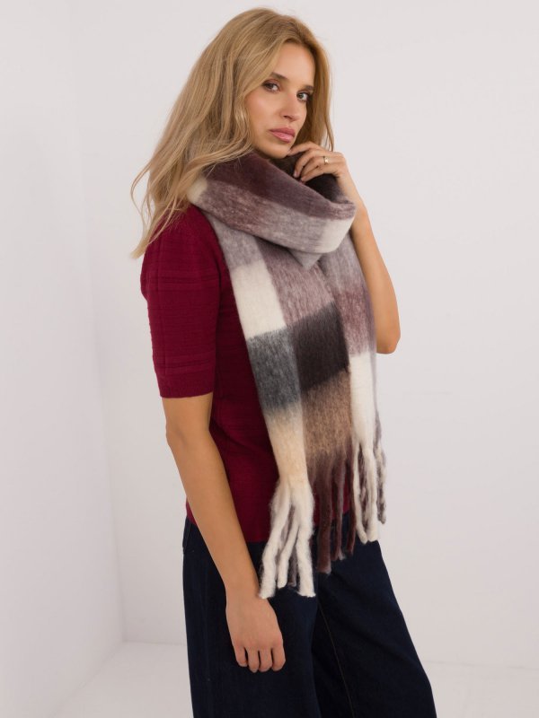 Szalik-AT-SZ-2312501.62-brązowy rozmiar - ONE SIZE