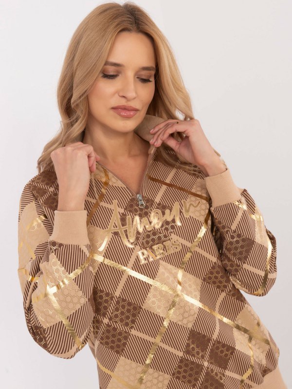 Bluza-CLM-BL-1259.59-camelowy rozmiar - S