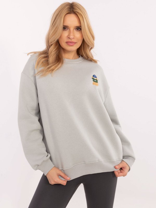 Bluza-CLM-BL-1283.19X-jasny szary rozmiar - M