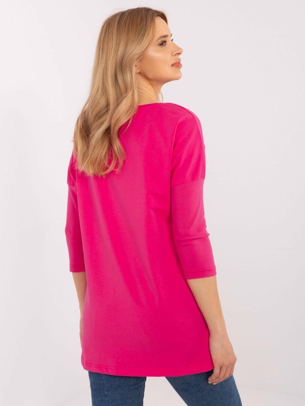 Bluzka-CLM-BZ-0052.37-fuksjowy rozmiar - L
