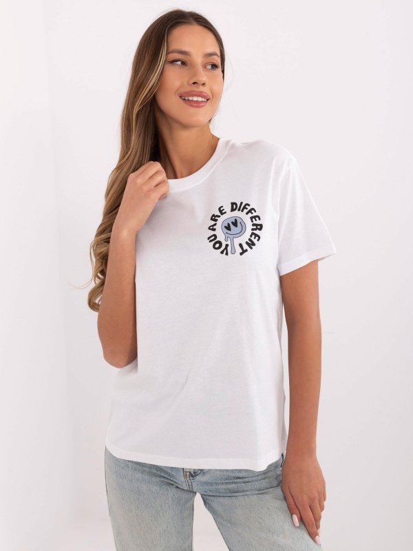 T-shirt-D12022AC02645E-biały rozmiar - L
