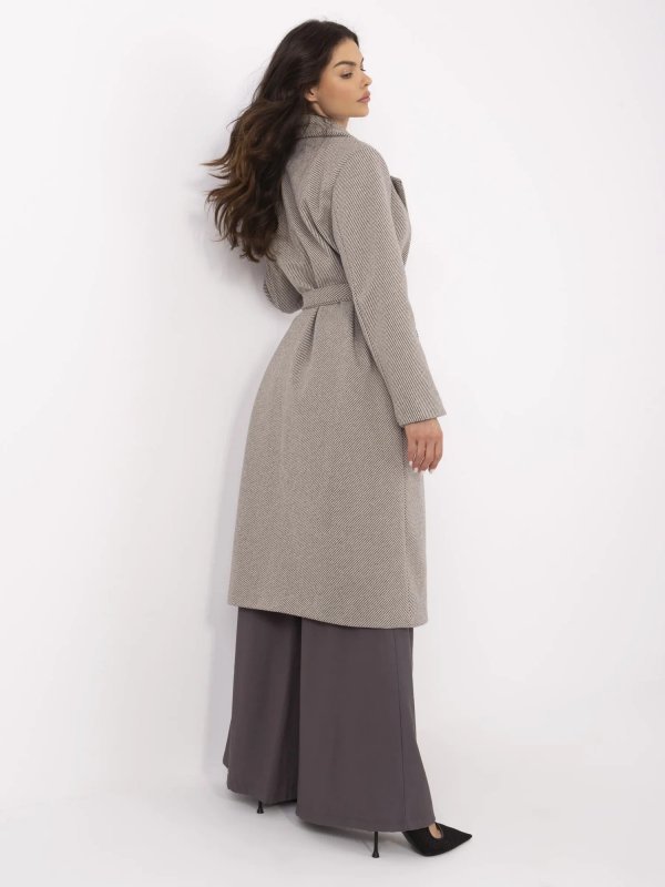 Płaszcz-MO-PL-1804.00-szaro-beżowy rozmiar - ONE SIZE