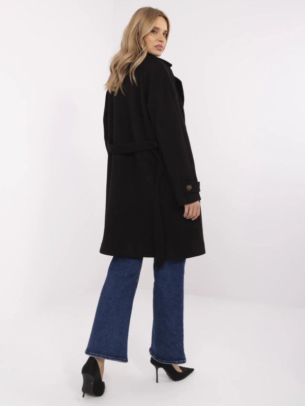 Płaszcz-TW-PL-BI-2309.86-czarny rozmiar - XL