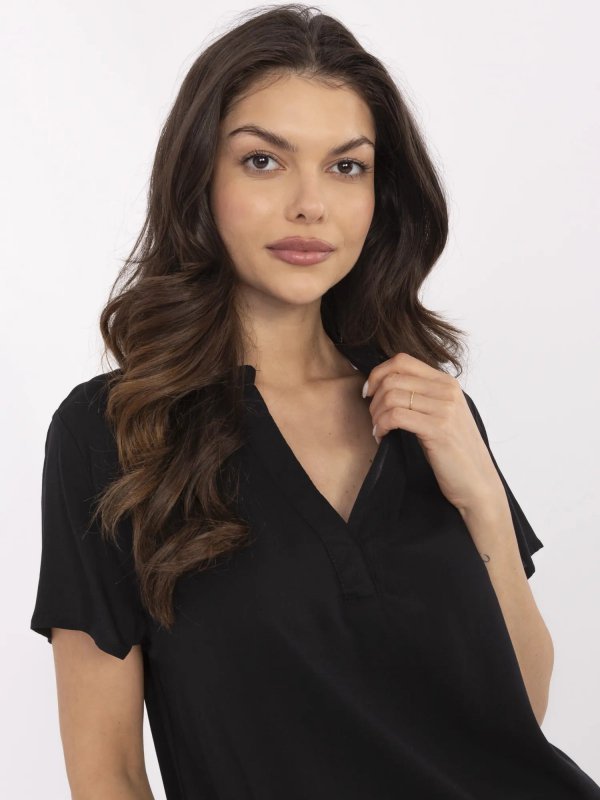 Bluzka-D73761M11173A-czarny rozmiar - XXL