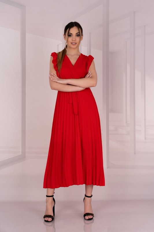 Sukienka Merlotina Red D03 rozmiar - S