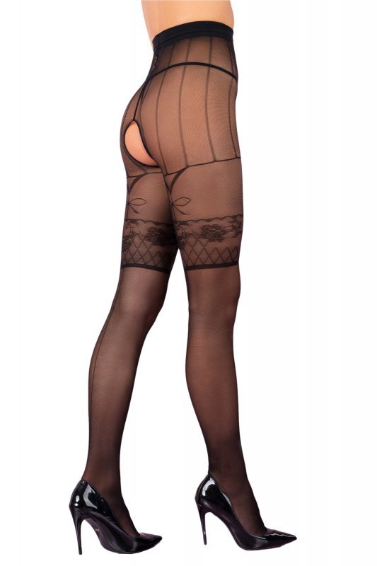 Rajstopy Napama 20 DEN Black Czarny LivCo Corsetti Fashion rozmiar - 4
