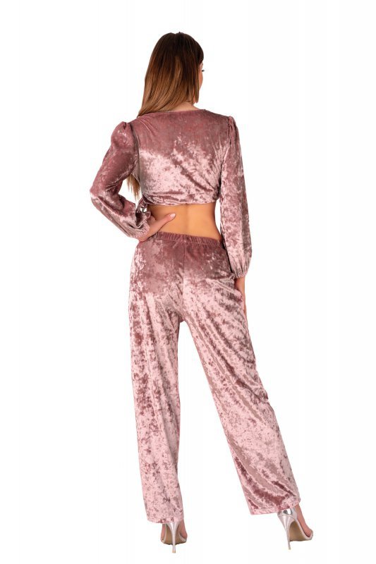 Zmysłowy komplet Setisa różowy / pink LivCo Corsetti Fashion rozmiar - S/M