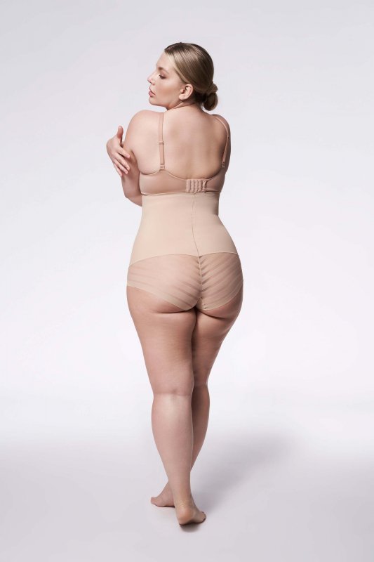 Figi 141 Mesh High-Waist Panty Naturalne