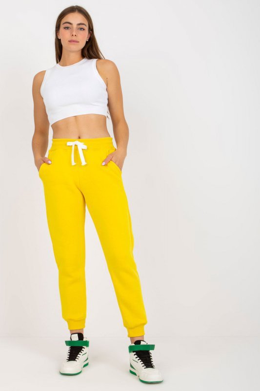 Spodnie Dresowe Model FA-DR-8129.49P Yellow - Fancy
