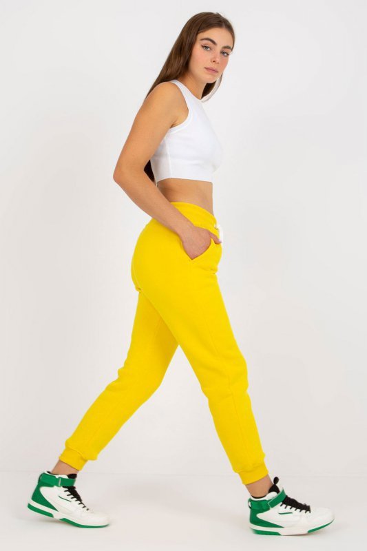 Spodnie Dresowe Model FA-DR-8129.49P Yellow - Fancy