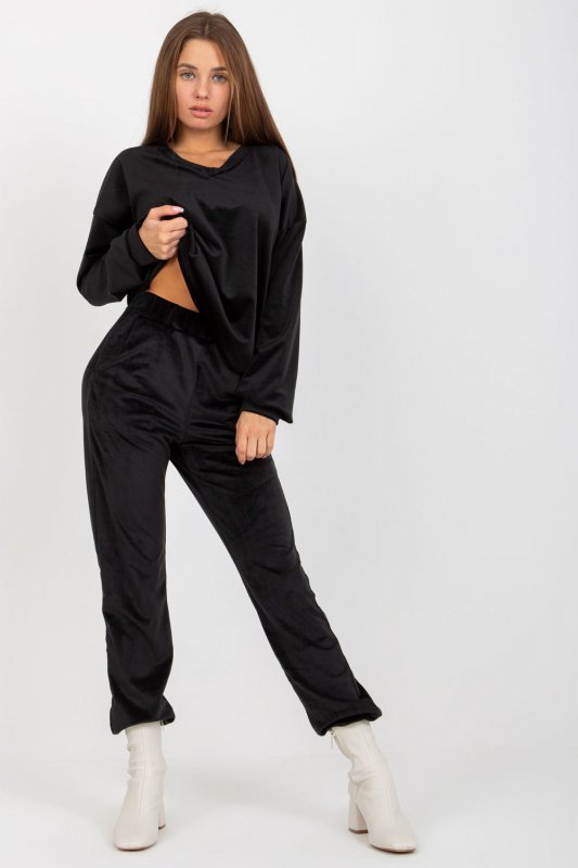 Bluza Damska Model RP-BZ-8188.64P Black - Rue Paris