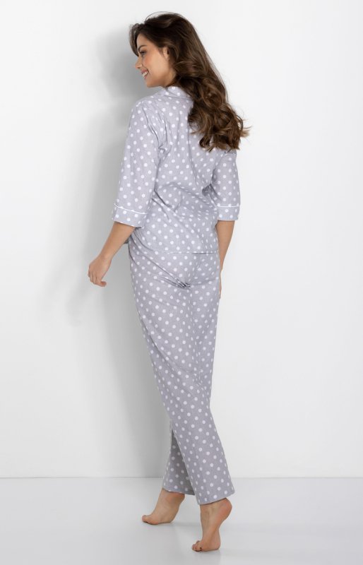 Piżama Damska Model Looking Good 223347 Grey - Momenti Per Me