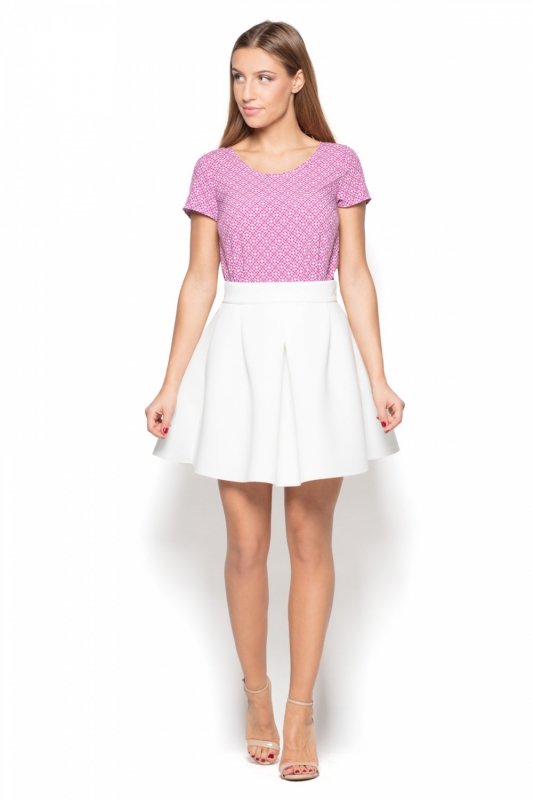 Bluzka Model K411 Wzór 37 Pink - Katrus