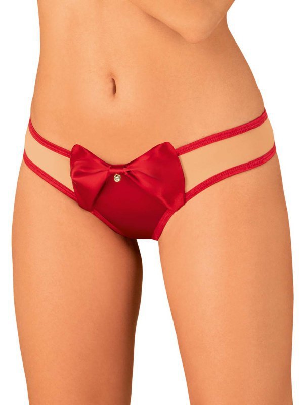 Obsessive Stringi Rubinesa czerwone