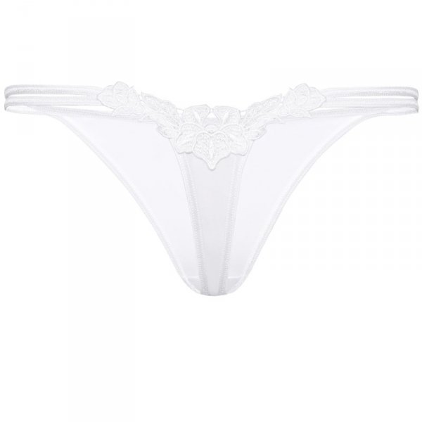 Róża Figi stringi Agnez białe