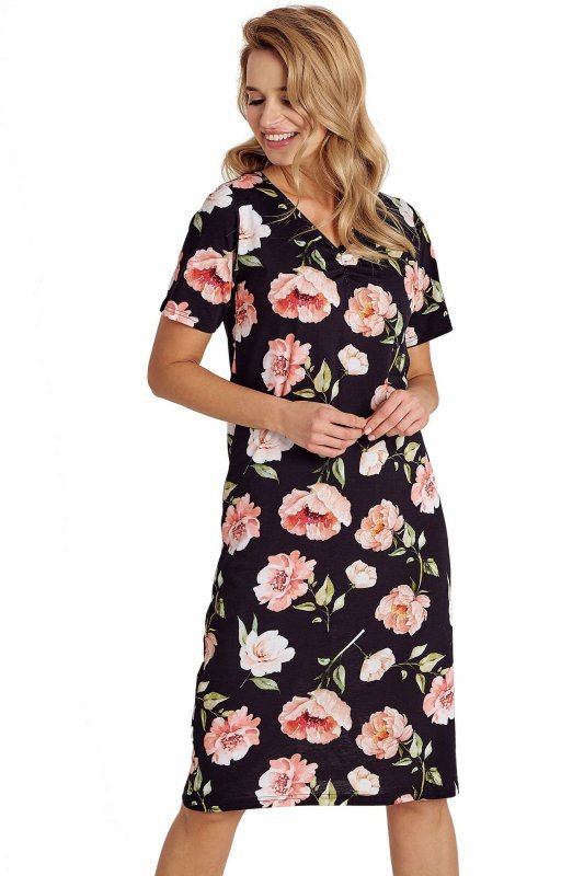 Taro Koszula nocna Peony 3134 czarna