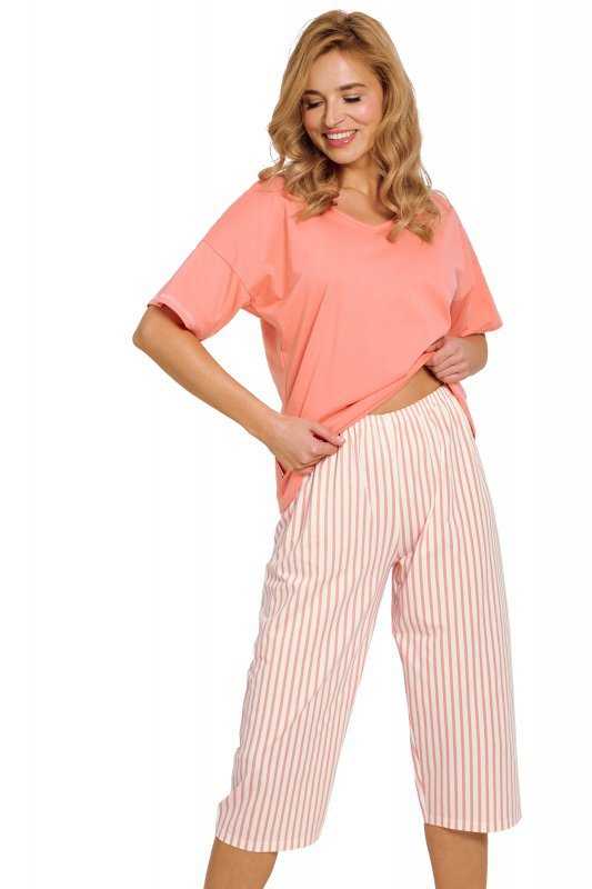 Taro Piżama damska Eloise 3323 01 brzoskwiniowa