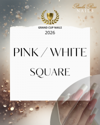 Grand Cup Online - PINK / WHITE SQUARE