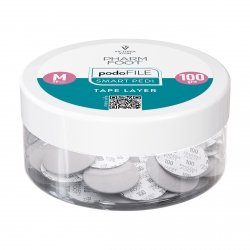 SMART PEDI TAPE LAYER Schleifpads, 50 St, M #100