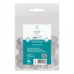 SMART PEDI FOAM LAYER REFILL Schleifpads, 50 St, M #100